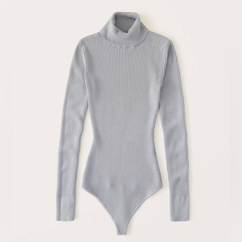 Abercrombie & Fitch Slim Turtleneck Sweater Bodysuit